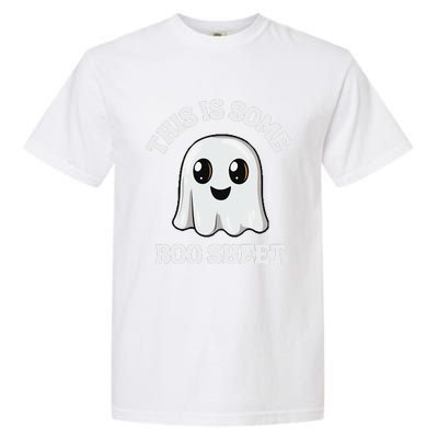 This Is Some Boo Sheet Ghost Retro Cute Halloween Garment-Dyed Heavyweight T-Shirt