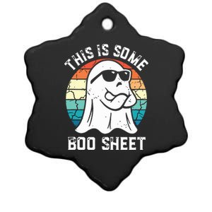 This Is Some Boo Sheet Halloween Ghost Funny Gifts Ceramic Star Ornament