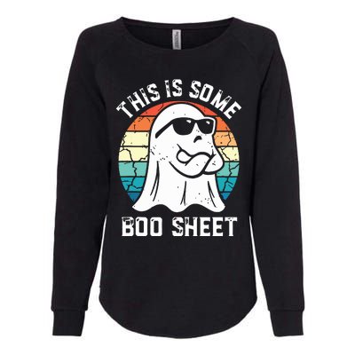 This Is Some Boo Sheet Halloween Ghost Funny Gifts Womens California Wash Sweatshirt