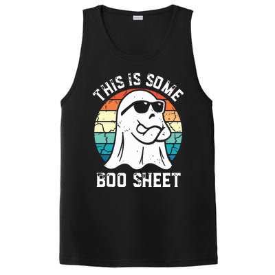 This Is Some Boo Sheet Halloween Ghost Funny Gifts PosiCharge Competitor Tank