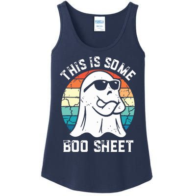 This Is Some Boo Sheet Halloween Ghost Funny Gifts Ladies Essential Tank