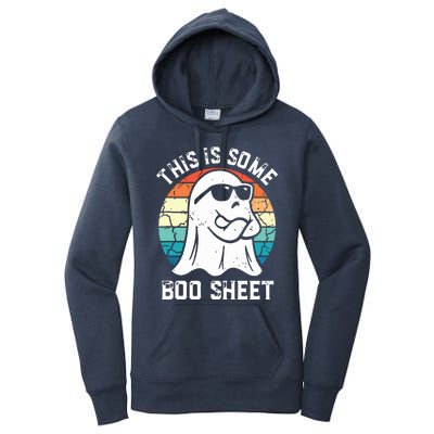 This Is Some Boo Sheet Halloween Ghost Funny Gifts Women's Pullover Hoodie