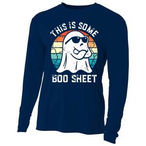 This Is Some Boo Sheet Halloween Ghost Funny Gifts Cooling Performance Long Sleeve Crew