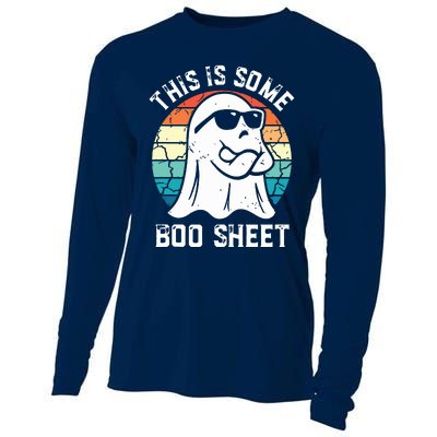 This Is Some Boo Sheet Halloween Ghost Funny Gifts Cooling Performance Long Sleeve Crew