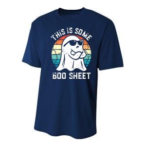 This Is Some Boo Sheet Halloween Ghost Funny Gifts Youth Performance Sprint T-Shirt