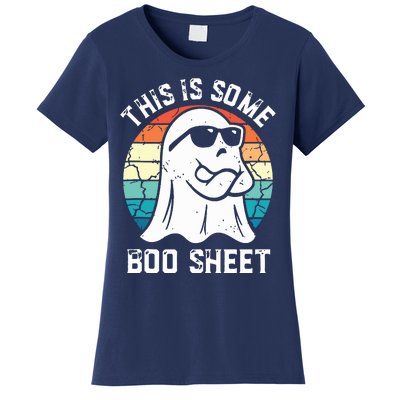 This Is Some Boo Sheet Halloween Ghost Funny Gifts Women's T-Shirt