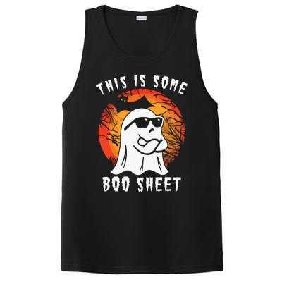 This Is Some Boo Sheet Halloween Ghost Funny Gifts PosiCharge Competitor Tank