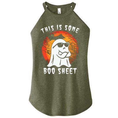 This Is Some Boo Sheet Halloween Ghost Funny Gifts Women’s Perfect Tri Rocker Tank