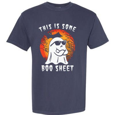 This Is Some Boo Sheet Halloween Ghost Funny Gifts Garment-Dyed Heavyweight T-Shirt