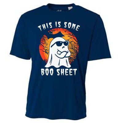 This Is Some Boo Sheet Halloween Ghost Funny Gifts Cooling Performance Crew T-Shirt