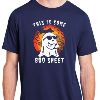 This Is Some Boo Sheet Halloween Ghost Funny Gifts Adult ChromaSoft Performance T-Shirt