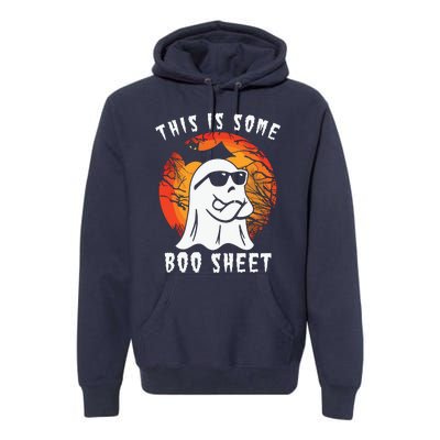 This Is Some Boo Sheet Halloween Ghost Funny Gifts Premium Hoodie