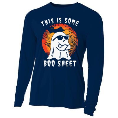 This Is Some Boo Sheet Halloween Ghost Funny Gifts Cooling Performance Long Sleeve Crew