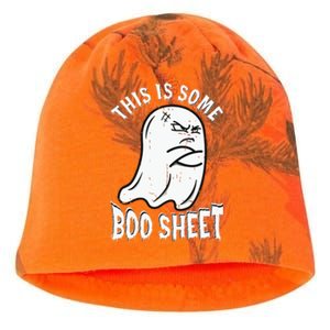 This Is Some Boo Sheet Halloween Ghost Funny Kati - Camo Knit Beanie