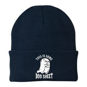 This Is Some Boo Sheet Halloween Ghost Funny Knit Cap Winter Beanie