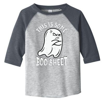 This Is Some Boo Sheet Halloween Ghost Funny Toddler Fine Jersey T-Shirt