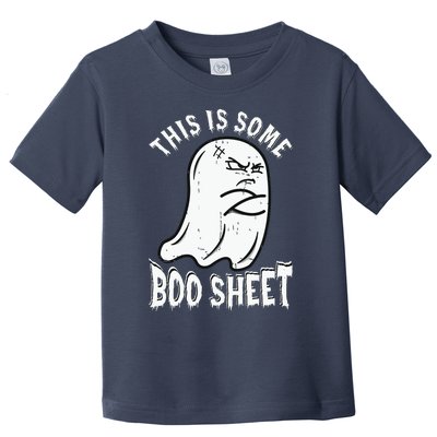 This Is Some Boo Sheet Halloween Ghost Funny Toddler T-Shirt