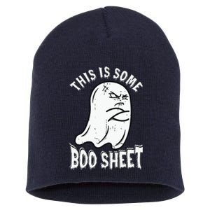 This Is Some Boo Sheet Halloween Ghost Funny Short Acrylic Beanie