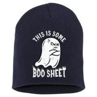 This Is Some Boo Sheet Halloween Ghost Funny Short Acrylic Beanie