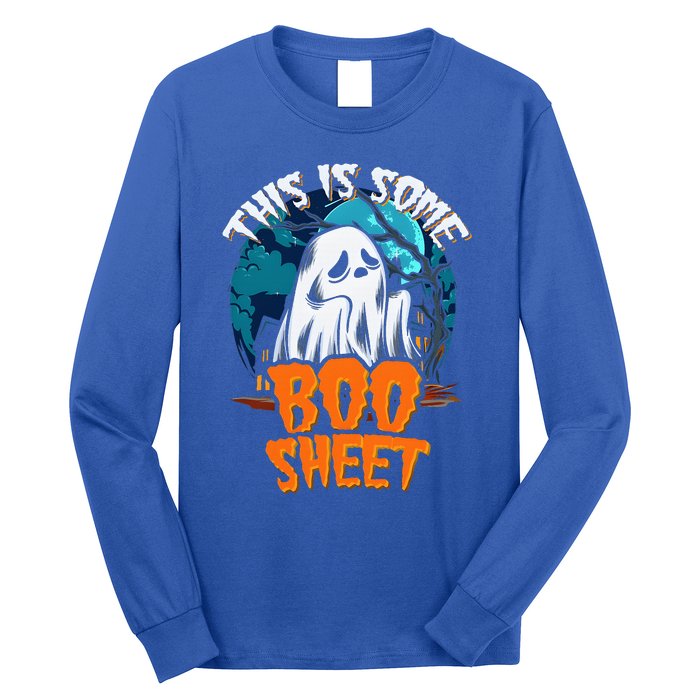 This Is Some Boo Sheet Ghost Halloween Costume Long Sleeve Shirt