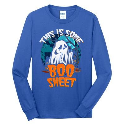 This Is Some Boo Sheet Ghost Halloween Costume Tall Long Sleeve T-Shirt