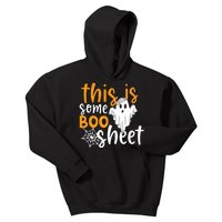 This Is Some Boo Sheet Shirts Funny Halloween Ghost Spooky Kids Hoodie