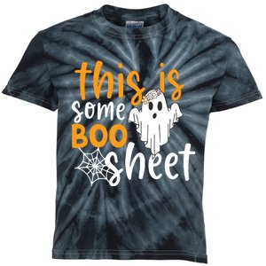 This Is Some Boo Sheet Shirts Funny Halloween Ghost Spooky Kids Tie-Dye T-Shirt