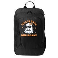 This Is Some Boo Sheet Women Cute Ghost Halloween City Backpack