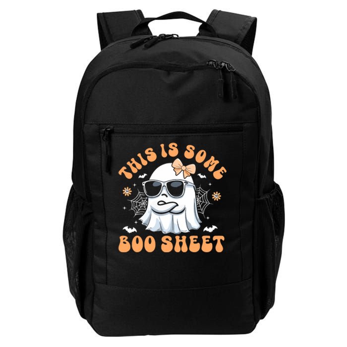 This Is Some Boo Sheet Women Cute Ghost Halloween Daily Commute Backpack