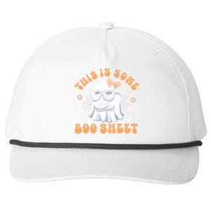 This Is Some Boo Sheet Women Cute Ghost Halloween Snapback Five-Panel Rope Hat