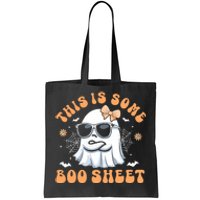 This Is Some Boo Sheet Women Cute Ghost Halloween Tote Bag