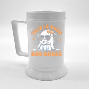 This Is Some Boo Sheet Women Cute Ghost Halloween Beer Stein