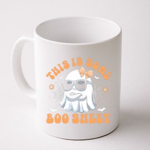 This Is Some Boo Sheet Women Cute Ghost Halloween Coffee Mug