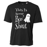 This Is Some Boo Sheet Funny Halloween Pun Design Ghost Gift Cooling Performance Crew T-Shirt