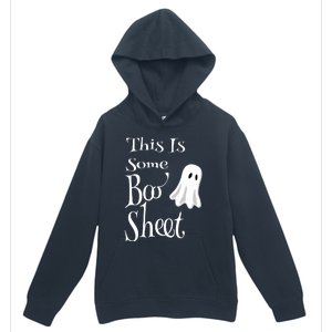 This Is Some Boo Sheet Funny Halloween Pun Design Ghost Gift Urban Pullover Hoodie