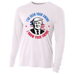 Trump IVe Seen Your Swing I Know Your Swing Funny Election Cooling Performance Long Sleeve Crew