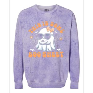 This Is Some Boo Sheet Cute Ghost Halloween Colorblast Crewneck Sweatshirt