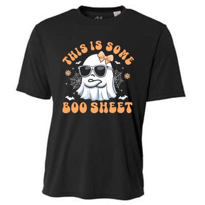 This Is Some Boo Sheet Cute Ghost Halloween Cooling Performance Crew T-Shirt