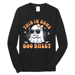 This Is Some Boo Sheet Cute Ghost Halloween Long Sleeve Shirt