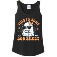 This Is Some Boo Sheet Cute Ghost Halloween Ladies Essential Tank