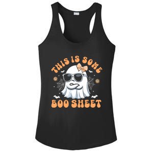 This Is Some Boo Sheet Cute Ghost Halloween Ladies PosiCharge Competitor Racerback Tank