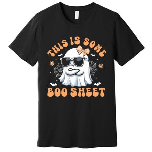 This Is Some Boo Sheet Cute Ghost Halloween Premium T-Shirt