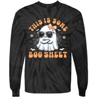 This Is Some Boo Sheet Cute Ghost Halloween Tie-Dye Long Sleeve Shirt