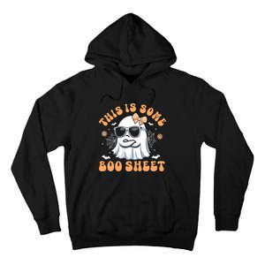 This Is Some Boo Sheet Cute Ghost Halloween Tall Hoodie