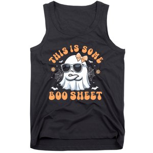 This Is Some Boo Sheet Cute Ghost Halloween Tank Top