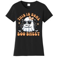 This Is Some Boo Sheet Cute Ghost Halloween Women's T-Shirt