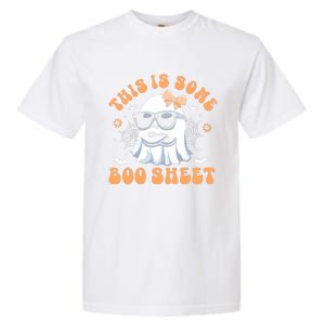 This Is Some Boo Sheet Cute Ghost Halloween Garment-Dyed Heavyweight T-Shirt