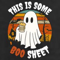 This Is Some Boo Sheet Funny Ghost Holding A Beer Halloween Gift 11oz C Handle Ceramic Mug