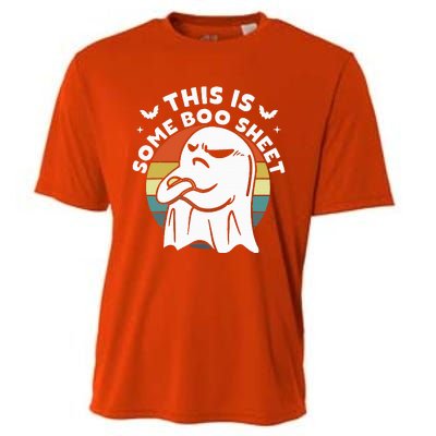 This Is Some Boo Sheet Ghost Halloween Costume Cooling Performance Crew T-Shirt