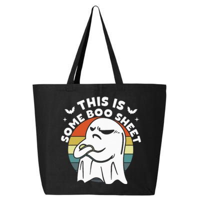 This Is Some Boo Sheet Ghost Halloween Costume 25L Jumbo Tote